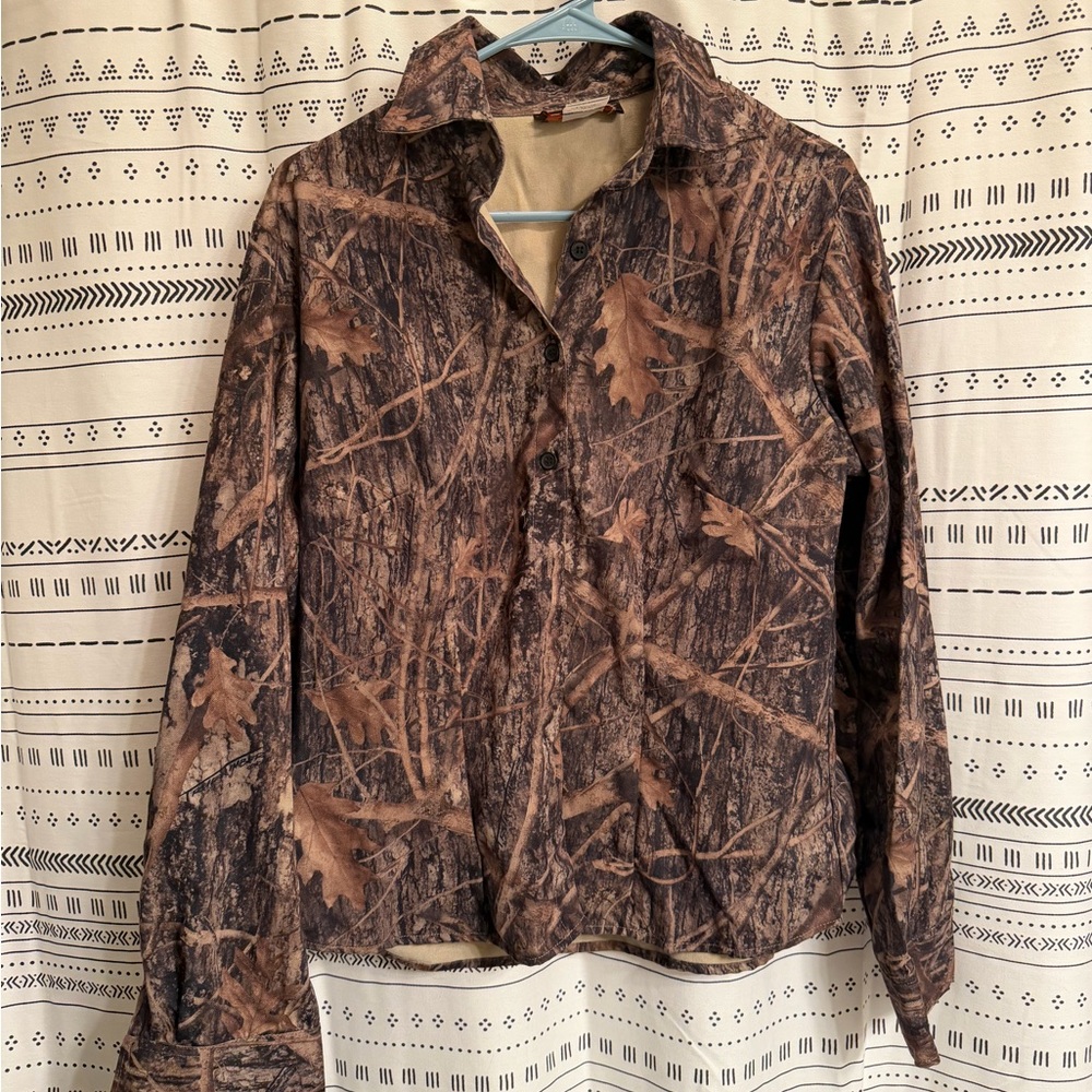Camouflage Long Sleeve Men's Shirt